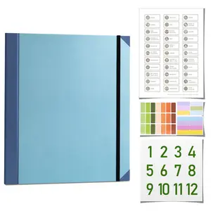 Accordion File Organizer Manila Pocket Document Folder for Passports, BirthCertificates & Important Papers, Office & Home Storage, Stylish Important DocumentOrganizer Binder for Travel, Anniversary, Graduation & Family Storage