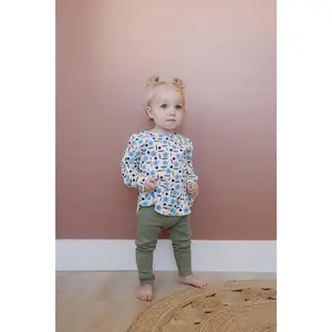 Long Sleeve Peplum | Wild Flower