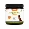 Jagy Omega-3 Allergy Relief Chews for Dogs - Natural Soft Chews Fish Oil Treats for Itchy Skin, Hot Spots & Shedding Advanced Skin & Coat Vitamins with SoothingSupport for Healthy Pet Skin & Coat,back to school