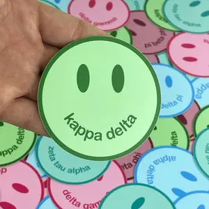 Kappa Delta Smile Sticker