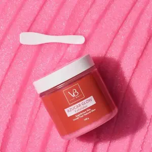 VB Azucar Glow Exfoliant & Brightening Sugar Scrub , Natural Hydrating Facial & Body Cleanser, Gentle Sugar Exfoliator for Smoother Skin, Refines Texture & Boosts Radiant Complexion