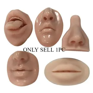 Silicone Nose Model Nose Mouth Piercing Acupuncture Practice Jewelry Display Props Pat Nose Tongue Model - Piercing Tattoo Practice Silicone Mold