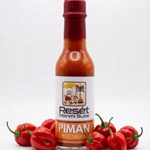 Hot Sauce Chili Spicy Garlic Mix Chipotle Flavor 5 FL OZ 150ml Spice Haitian Pepper