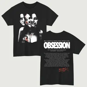 Obsession 2026 Horror Movie Merch - Premium Graphic T-Shirt Reprint - Elevate your fan collection with this high-quality Obsession 2026 horror movie