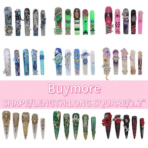 Miss Anna nails Zodiac Star Sign Series 10 PCS Acrylic Handmade Press On Nails Fake Nails Nails Art Birthday Gift For Women & Girls DIY Nail Art,Elegant Stick On Nail Kit With Jelly Glue & File