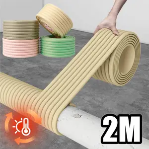 Self Adhesive Thick Sponge Foam Pipe Insulation Tape for Outdoor Water Pipe Freeze Prevention and Winter Thermal Protection