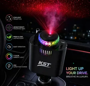 KST Adapter Car Charger with Retractable USB C Compatible with all phones outdoorfun