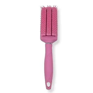 Plugged In Soft Touch Flex Brush, Movable Plates, Detangles, Wet and Dry Hair