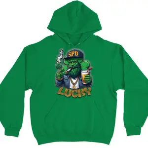 Saint Patty's Day Hoodie, Heavy Cotton Hoodie Casual Classic