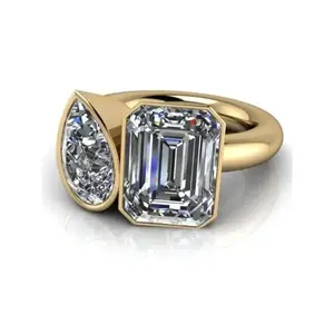 Women's Fashion Ring with Zirconia Stone, Unique Style Jewelry for Valentine's Day, Wedding, Party, Anniversary Gift