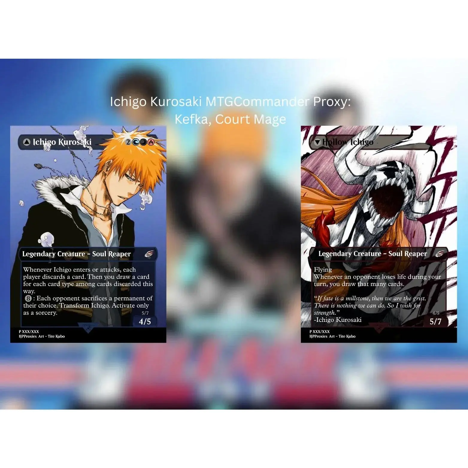 Ichigo Kurosaki Commander Proxy Single: Kefka, Court Mage