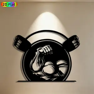 1pc Boxing Glove Metal Wall Art, Dynamic Boxing Glove Statue Mural, Ideal Gift for Father's Day, Sports Events, Boxing Enthusiasts, Rust-Resistant Metal Wall Decor Wall Sculptures, Perfect for Gym Wall & Outdoor Fence Wall, Bold Athletic Decor