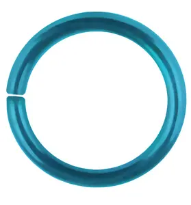Teal Green Niobium Seamless Ring