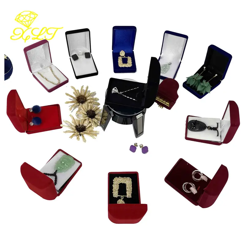 1pc Jewelry Box For Pendant Display Gift Boxes Jewellery  Pendant Packaging Storage Box Necklace Holder Pendant Box Storage Case