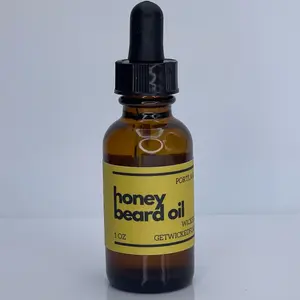 Honey Beard Oil Dry Facial Hair Argan Oil l