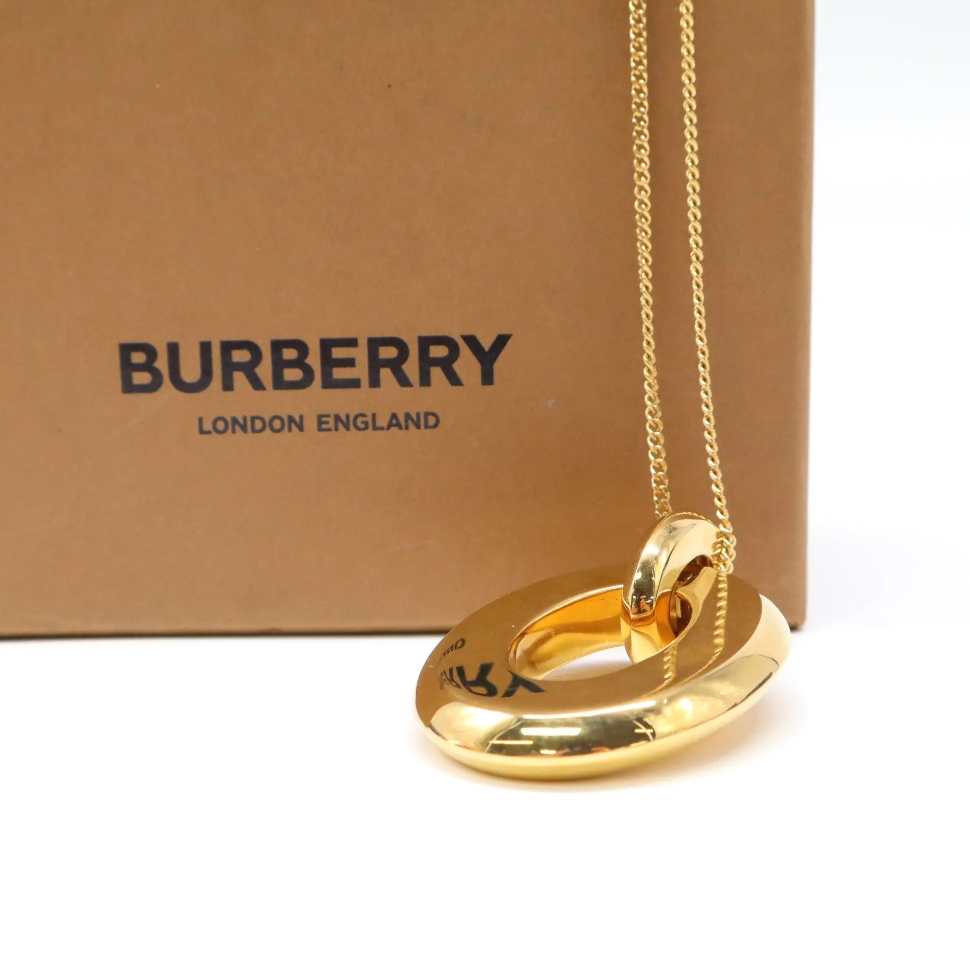 Pre-owned Burberry London England necklace W22003