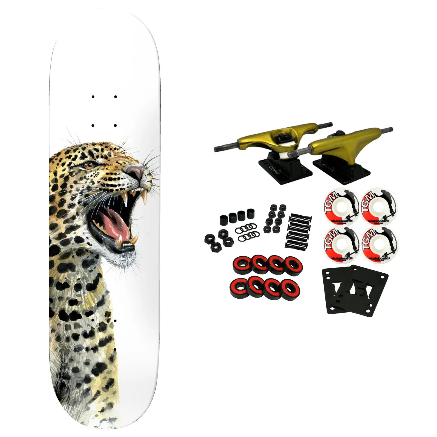 Deathwish Skateboard Complete Yuri Facchini Onca-Pintada 8.5" x 31.875"