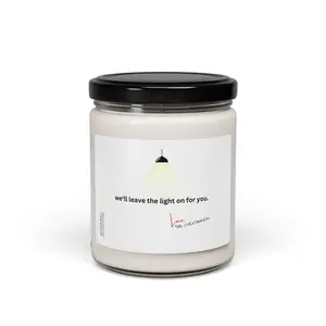 The Overthinkers Club Series - "we'll leave the light on for you. -xo The Overthinkers" Scented Soy Candle, 9oz