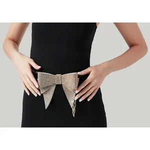 Soft Bow Belt Champagne