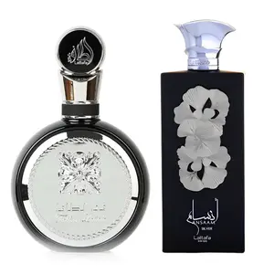 Ansaam Silver + Fakhar lattafa Silver (2pc bundel by lattafa)_(3.4oz each)