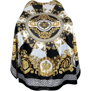Barber Capes for Men Hair Cutting Salon Capes with Snaps Hairdresser Gown Stylist Cape 63”× 56”