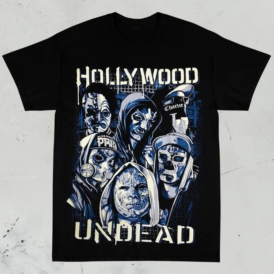 Hollywood Undead Hollywood Forever Tour 2026 Shirt American Tragedy Hotel Kalifornia Vintage Concert Graphic Tee HY5673