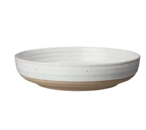 Better Homes & Gardens Abbott Stoneware Dinner Bowl, White Speckled Bocha
