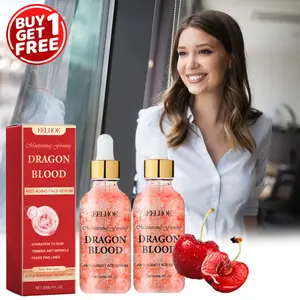 30ml*2pcs Dragon Blood Face Serum, Deep Moisturizing Firming, Contains Glycerin, 1, 2-Hexanediol, Dragon Blood, Visibly And Fine Lines, Makes The Skin Tighter And Smoother