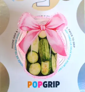 Bow Pickle Glitter Reader Kindle Accessories Phone Holder PopSocket Phone Grip Magnetic Pop Socket Phone Grip