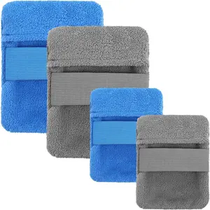 Beach Sand Remover, 4 Counts/set Including 1 Sand Remover Bag, 1 Powder Bag, 1 Sand Remover Brush, 1 Towel, Bathing Accessories for Beach Vacation Camping, Personal Body Scrubber, Exfoliating Bath Washcloth