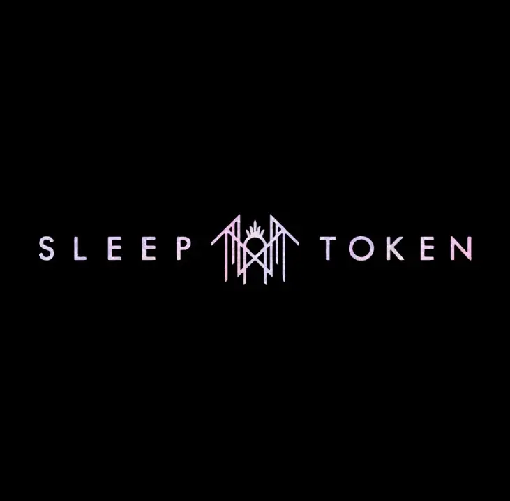 Sleep Token Band Glitter Bumper Sticker Decalf3