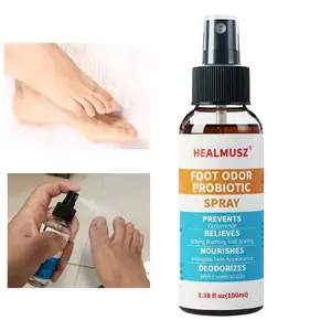 Foot Odor Probiotic Spray - Plantar Moisturizing Deodorant for Odor Control & Dry Feet Care, Relieves Foot Itching Burning and Scaling, for Foot & Shoe Freshness, Natural Foot Sanitizer