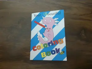 Travel sized kids/adults 20 page mini coloring book 'Your Beeutiful Coloring Book" with tin and crayon add-ons