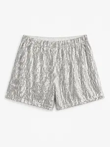 Disco Short - Silver