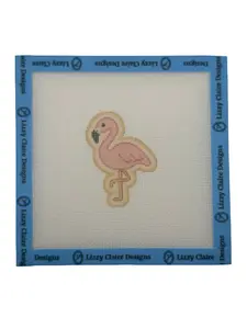 Flamingo - The Royal Icing Collection - 18 mesh - 6x6 - Needlepoint Canvas