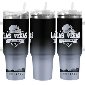 1pc 40 oz stainless cup with handle, Stainless tumbler, Fits most car cup holders for travel convenience, Supernatural, Enjoying hot cocoa on a chilly winter walk, Tumbler accessories