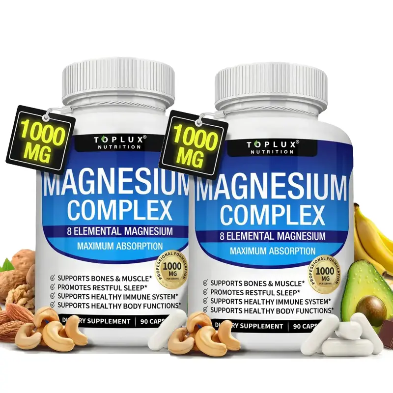 [Live Execlusive] Magnesium Complex DQ 8 Essential Magnesium Supplement 1000mg Fitness Edible