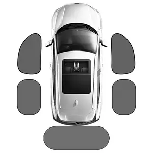 Car Sunshade Curtain UV Protection, Car Window Shade Rear Net Sunscreen, Summer Protective Film for Car Windows