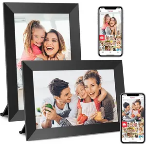 10.1" WiFi Digital Picture Frame with Frameo App, Touchscreen  Digital Photo Frame, 16GB Storage, Auto-Rotate  Display,  Speaker, WiFi Photo Frame for  & Family