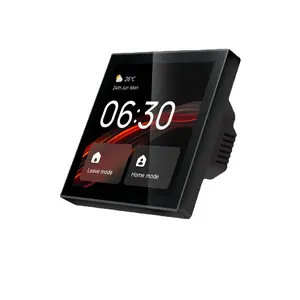 WiFi Tuya Smart Home Intelligent Control Screen 4inch Built-in Zigbee Gateway Linux System Voice Control