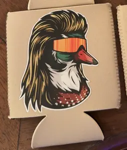Woody Mullet Can Cooler