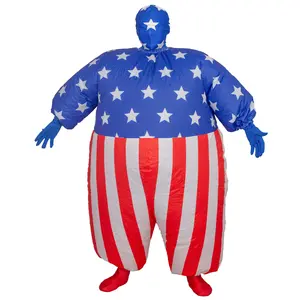 USA Flag America Chub Suit® Inflatable Costume