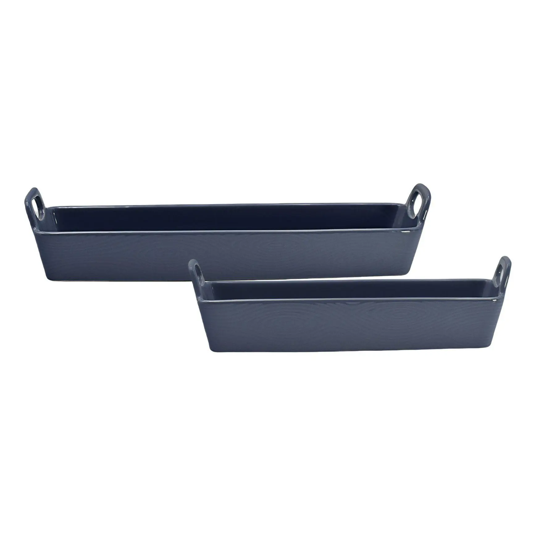 Temp-tations Woodland Set of (2) Elongated Cracker Trays Temp-tations Woodland Set of (2) Elongated Cracker Trays