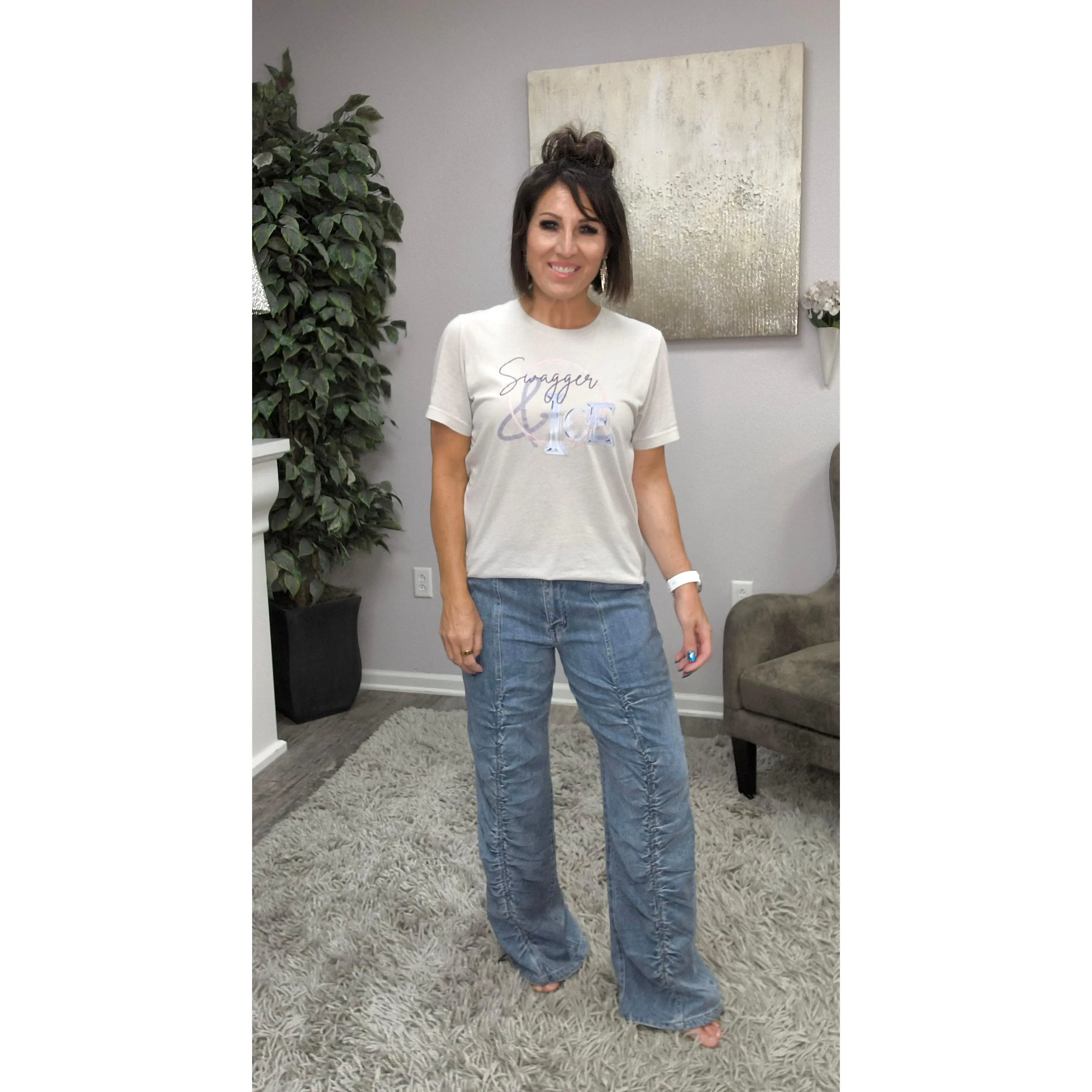 KanCan Ruched & Ready Jeans