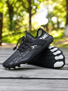 Men's Fashion Casual Sports Shoes, Summer Quick-Dry Water Shoes, Lightweight Breathable Barefoot Shoes, Comfortable Flat Shoes, Couples' Beach Hiking, Water Aqua Shoes, Beach Footwear