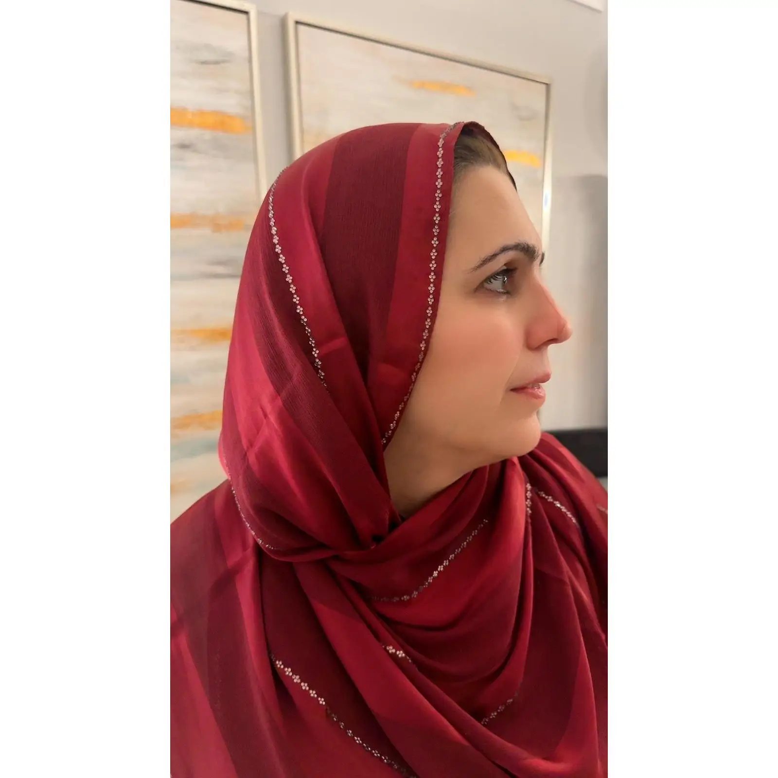 Linda Chiffon and Satin Hijab - Women's Hijab