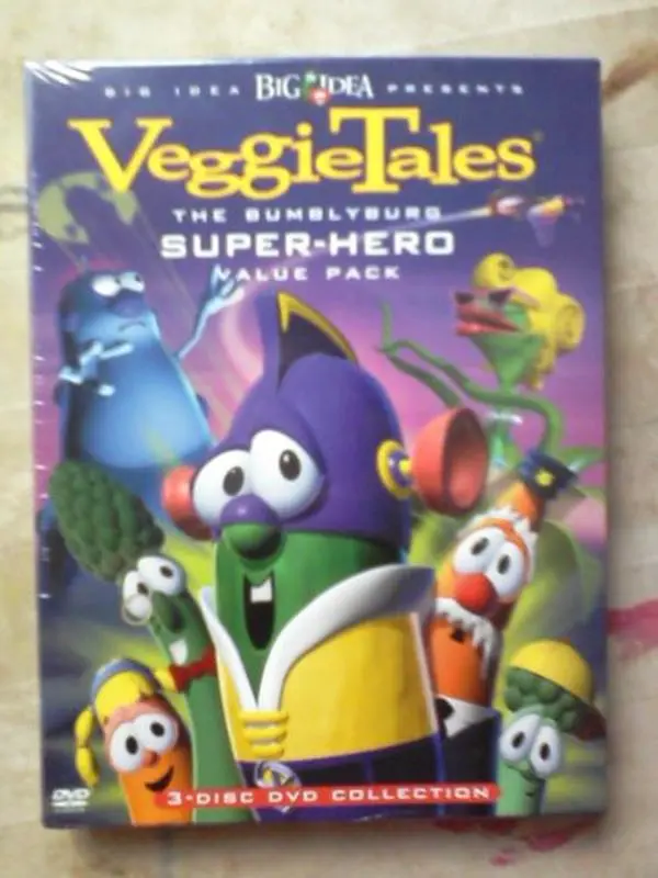 USED Book - Larryboy Versus Spud the Dud (VeggieTales: Values to Grow By) by Doug Peterson (Hardcover)