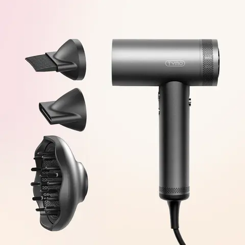 TYMO AIRHYPE Professional Powerful Salon Dryer Set - Multifunctional Tool with Airwrap, Diffuser, Fast Drying, Salon-Grade Blowout for Curly Hair, Women's New Year Holiday Gift Box Ready, Multifunctional Hair Dryer