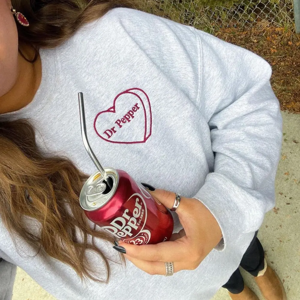 'Dr. Pepper Candy Heart' Sweatshirt