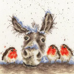 Christmas Donkey XHD39 Counted Cross Stitch Kit